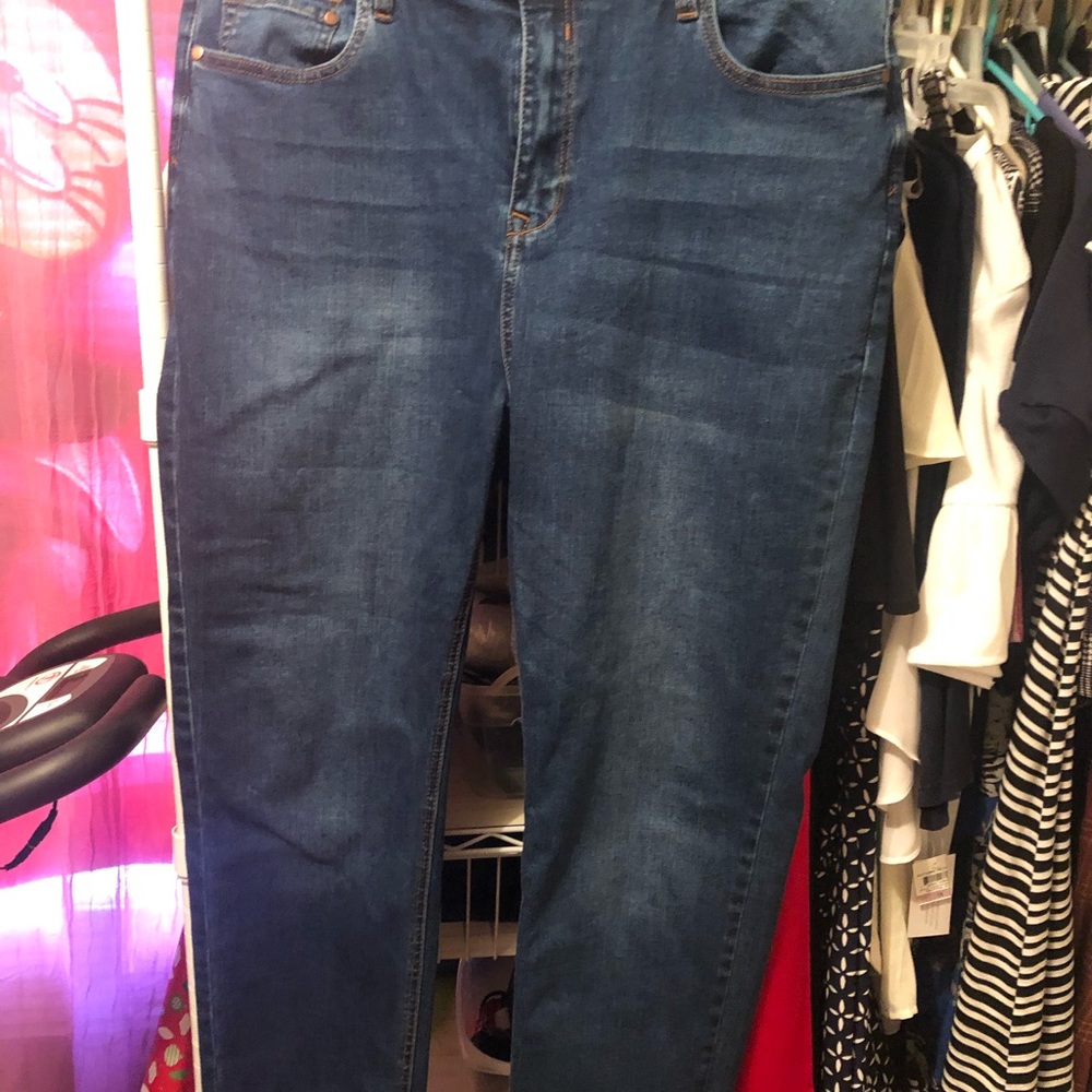 Ladies Fashion Nova Blue Jeans size 16